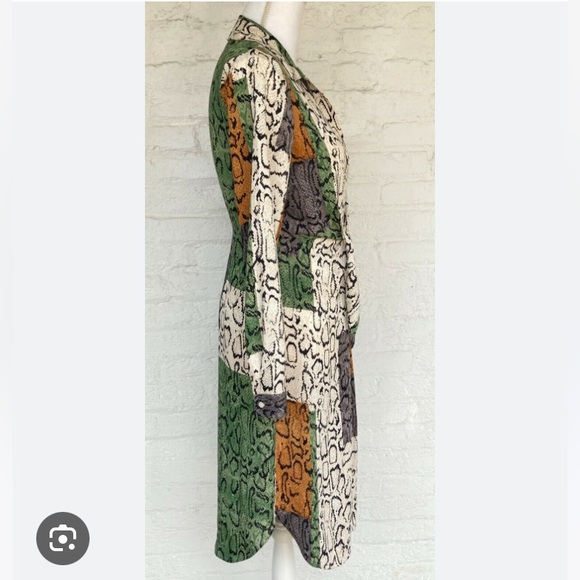 NEW Nine West Snakeskin Print Midi Size XS - Picture 3 of 9